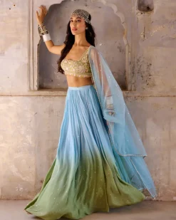 Monet Ombré Lehenga Set