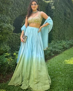 Monet Ombré Lehenga Set