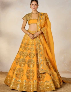 Motichur Cape Lehenga Set
