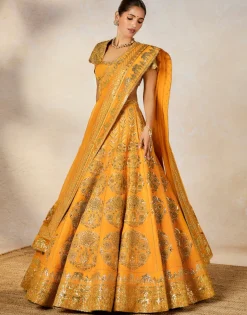 Motichur Cape Lehenga Set