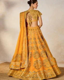 Motichur Cape Lehenga Set