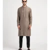 Mud Green Drops Kurta Set