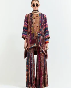 Multi Color Mitra Short Kurta Set