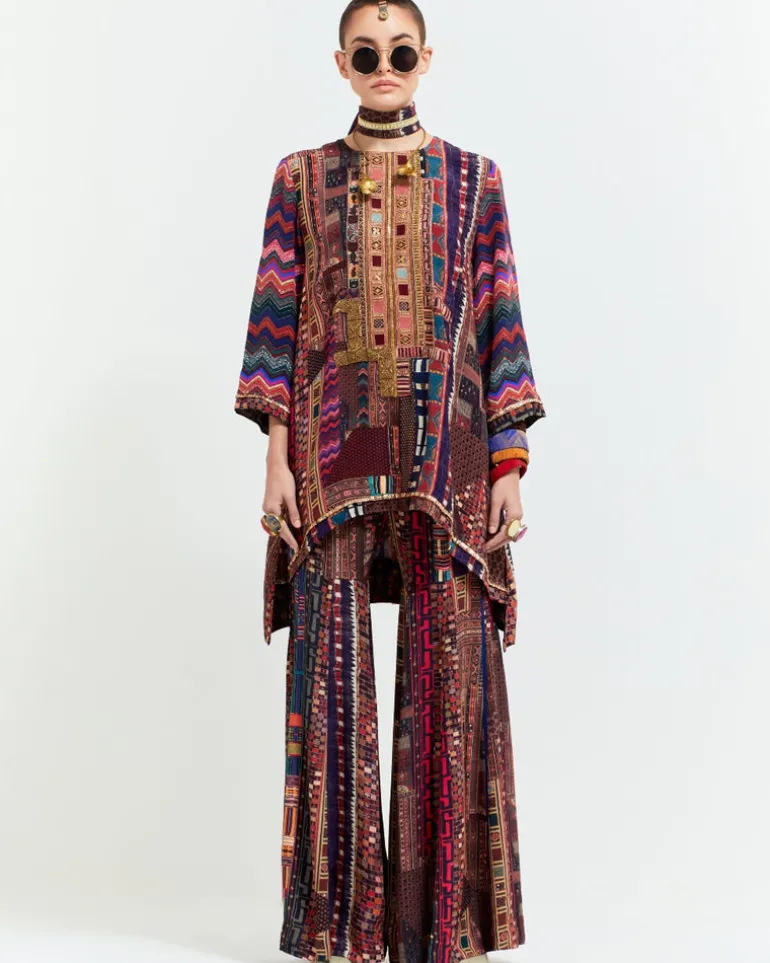 Multi Color Mitra Short Kurta Set