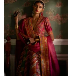 Multi Color Zig Zag Lehenga Set
