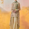 Multi Mehru Embo Ikkat Dress Set