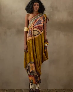 Multi Pint Rasa One Shoulder Dress