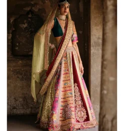 Multi Shimi Shimi Akashtara 24 Kalis Lehenga Set