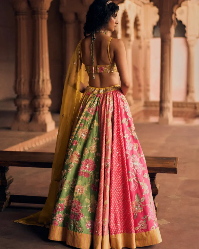 Multicolor Ode to Rajasthan Lehenga Set