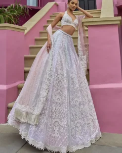 Multi-Colored Dori Lehenga Set