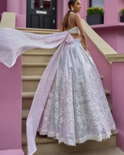 Multi-Colored Dori Lehenga Set