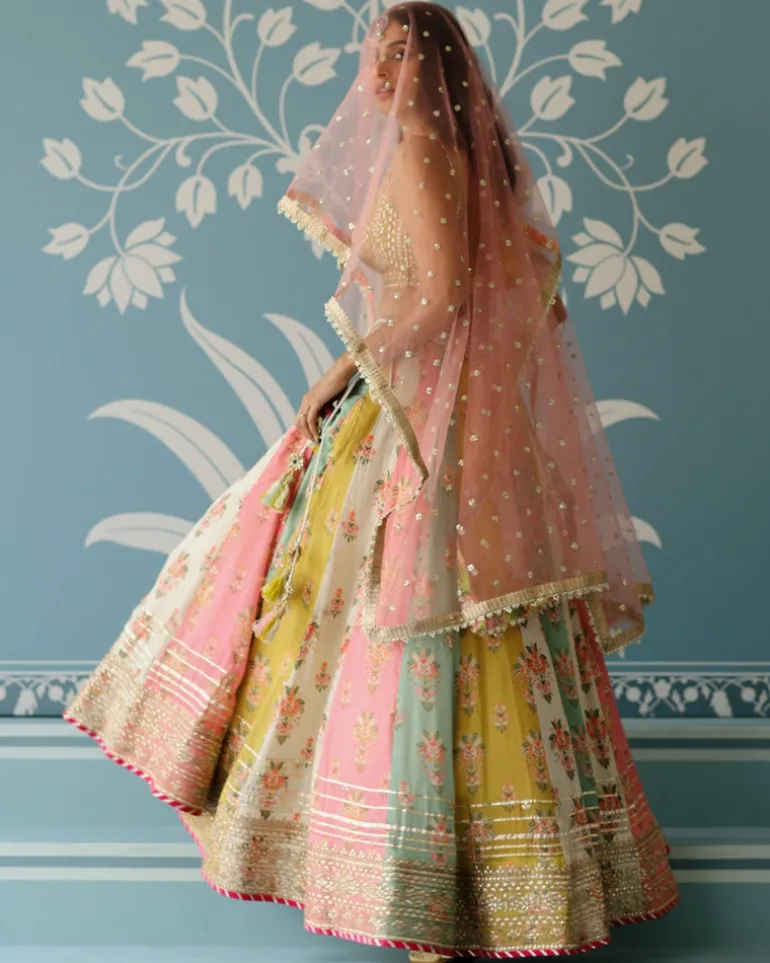 Multicolour Sayali Lehenga Set
