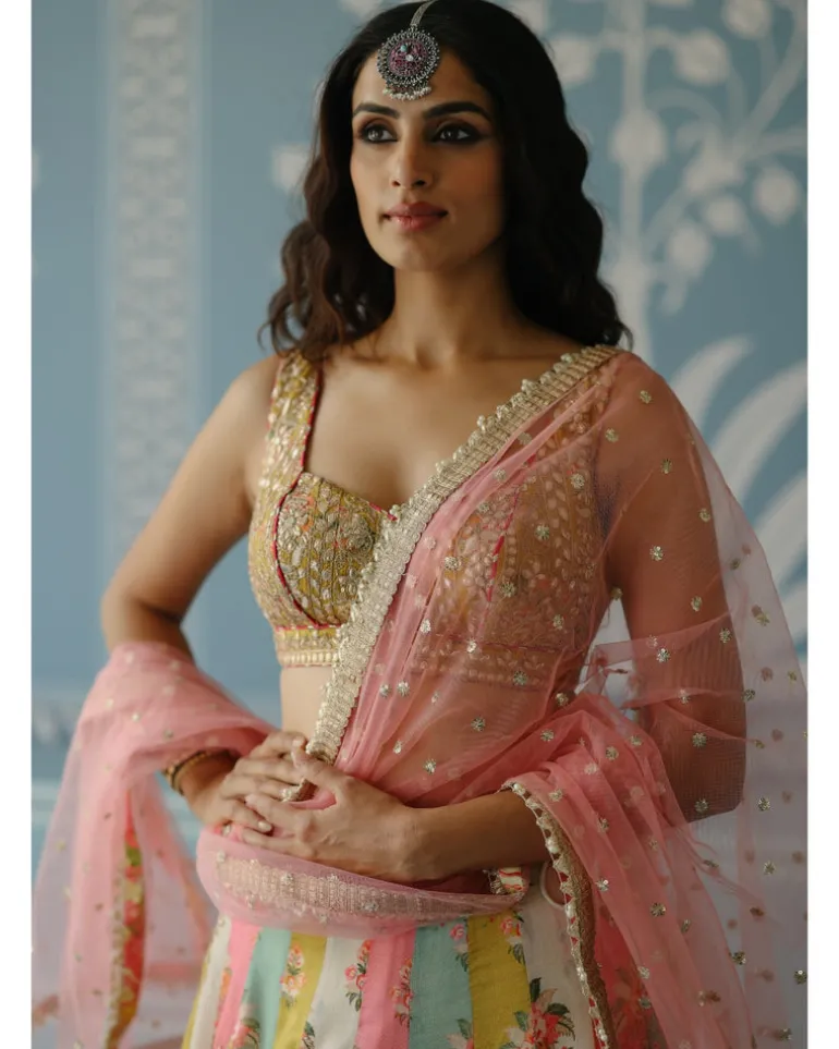 Multicolour Sayali Lehenga Set