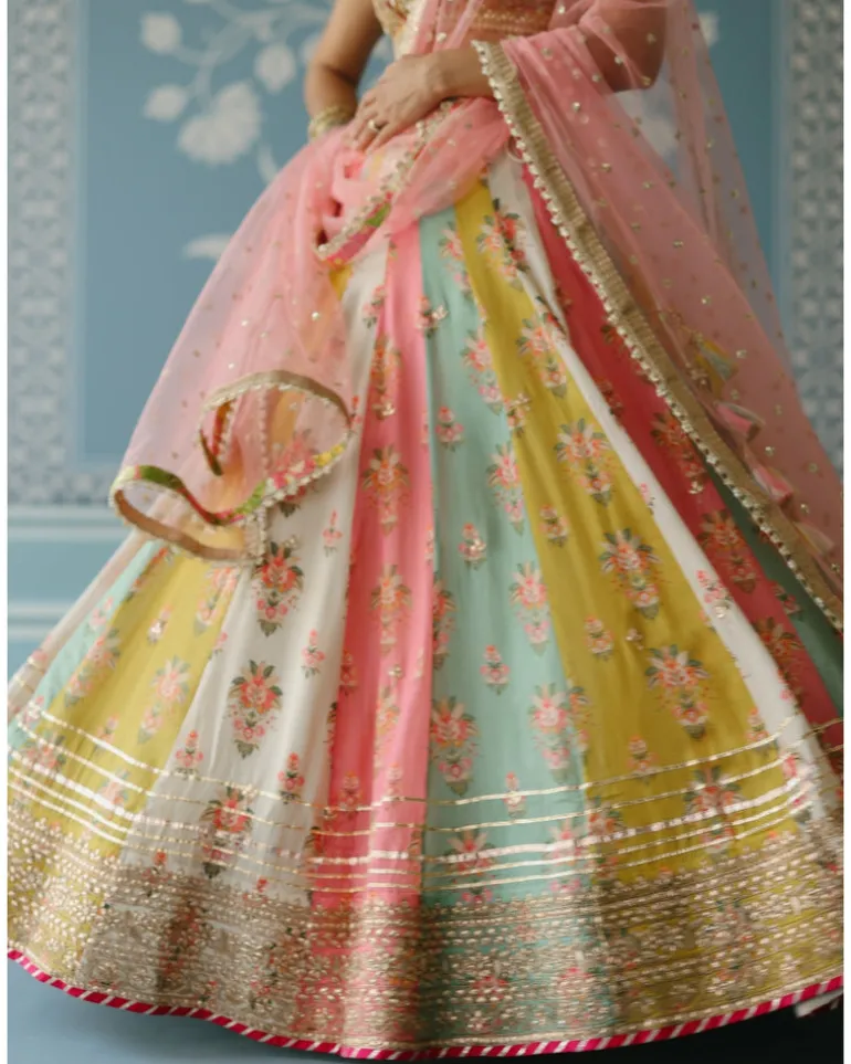 Multicolour Sayali Lehenga Set
