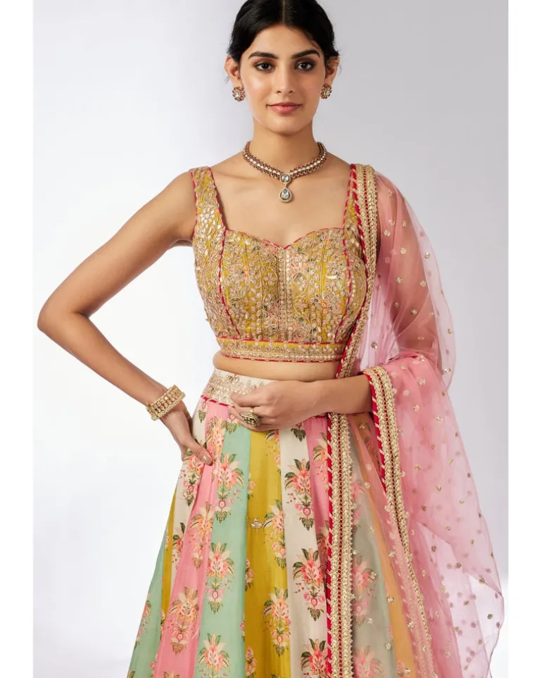 Multicolour Sayali Lehenga Set