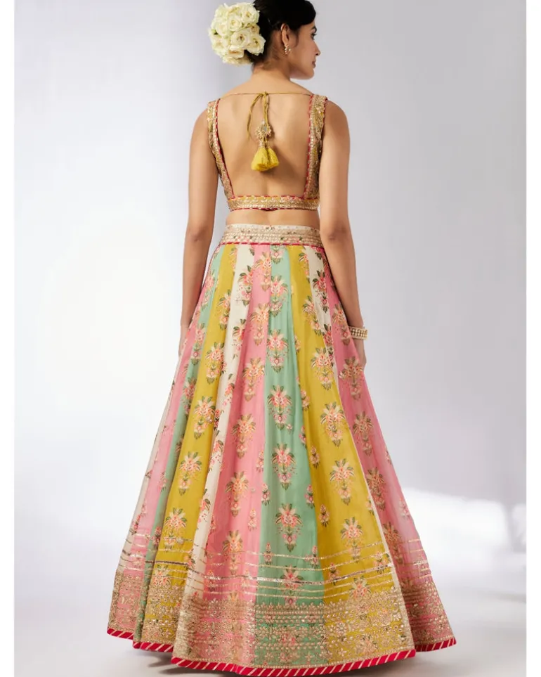Multicolour Sayali Lehenga Set