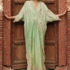 Multi-Hued Resham Kaftan