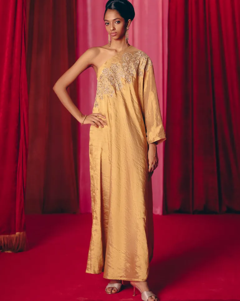 Mundira One Shoulder Kaftan