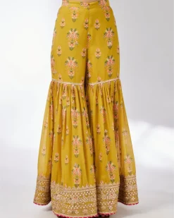 Mustard Advika Strappy Gharara Set