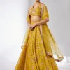 Mustard Bhairavi lehenga Set