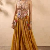 Mustard Corset and Skirt Set