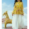 Mustard Peplum and Palazzo Set