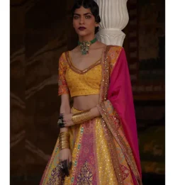 Mustard Pradeep Lehenga Set