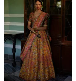 Mustard Sunflower Lehenga Set