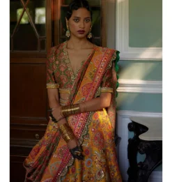 Mustard Sunflower Lehenga Set