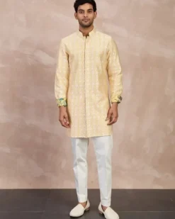 Mustard Yellow Maze Foe Kurta Set