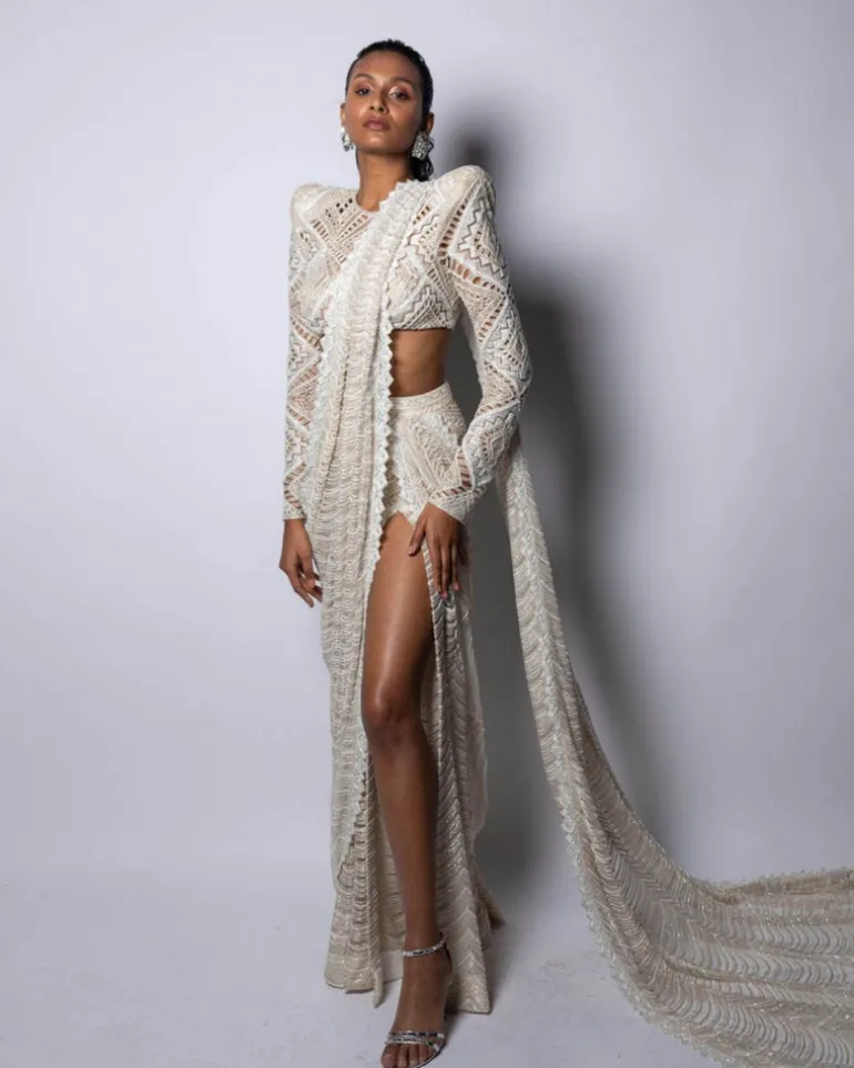 Nallie Lehenga Sari Set
