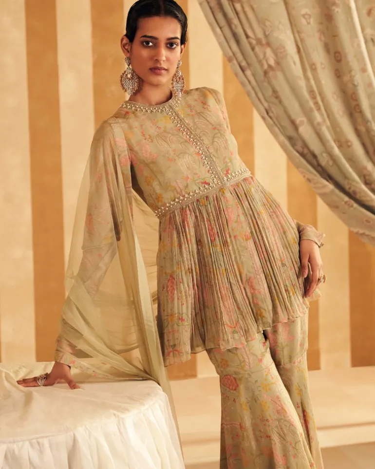 Nashit Peplum Set