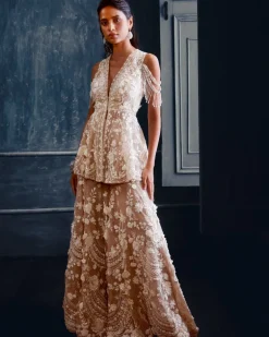 Naurah Floral Sharara Set