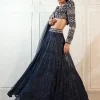 Navy Blue Darya Lehenga Set