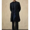 Navy Blue Double Shaded Kurta Set