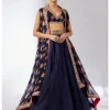 Navy Mehar lehenga Set