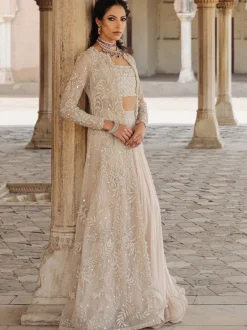 Neha Swirly Coat Lehenga Set