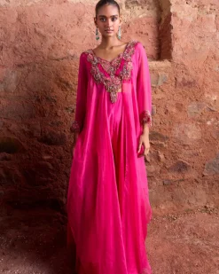 Nehra Pink Pant Set