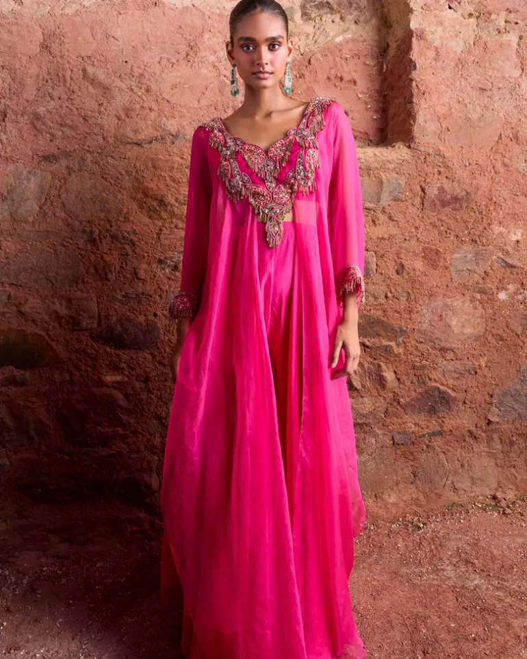 Nehra Pink Pant Set