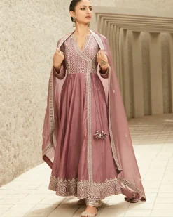 Neo-Classic Angrakha Kurta Set
