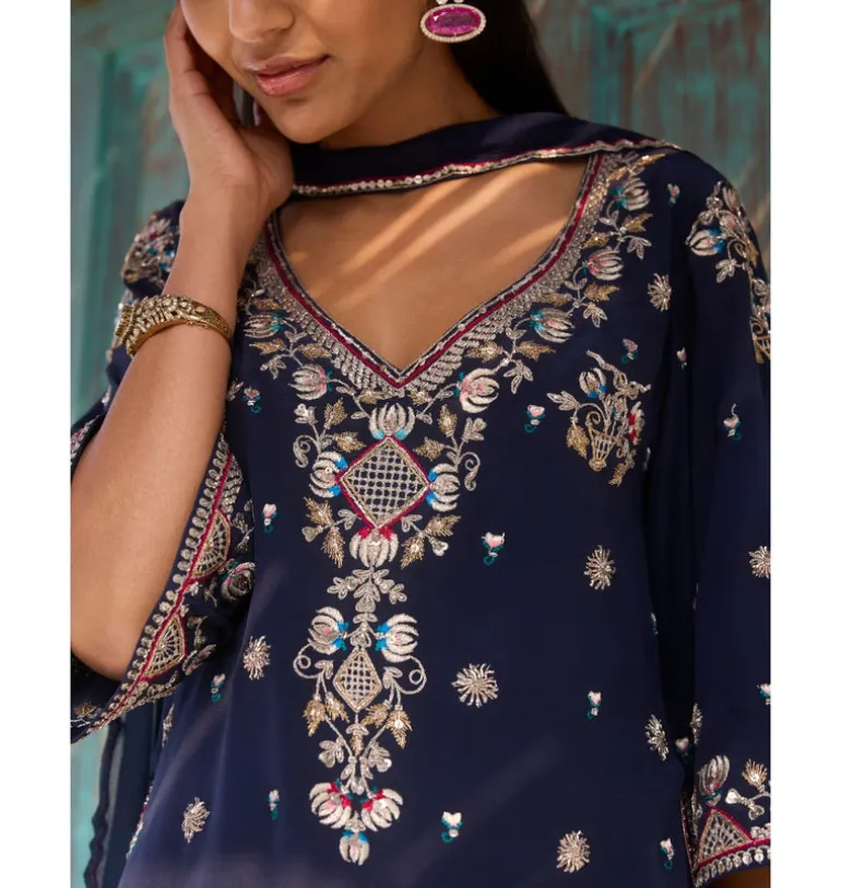 Nia Kurta and Flare Pant Set