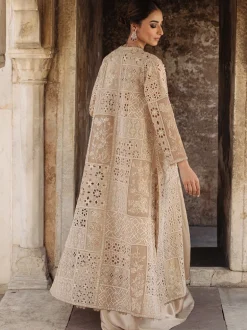 Nikhar Borgia Coat Sari Set