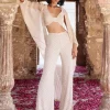 Niveda Embellished Cape Set
