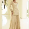 Nude Dori Sharara Set