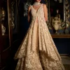 Nude High-Low Sharara Set