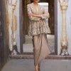 Odessa Noir Wrap Skirt Set