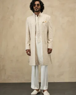 Off White Double Shaded Set