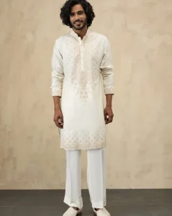 Off White Double Shaded Set