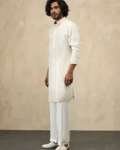 Off White Double Shaded Set
