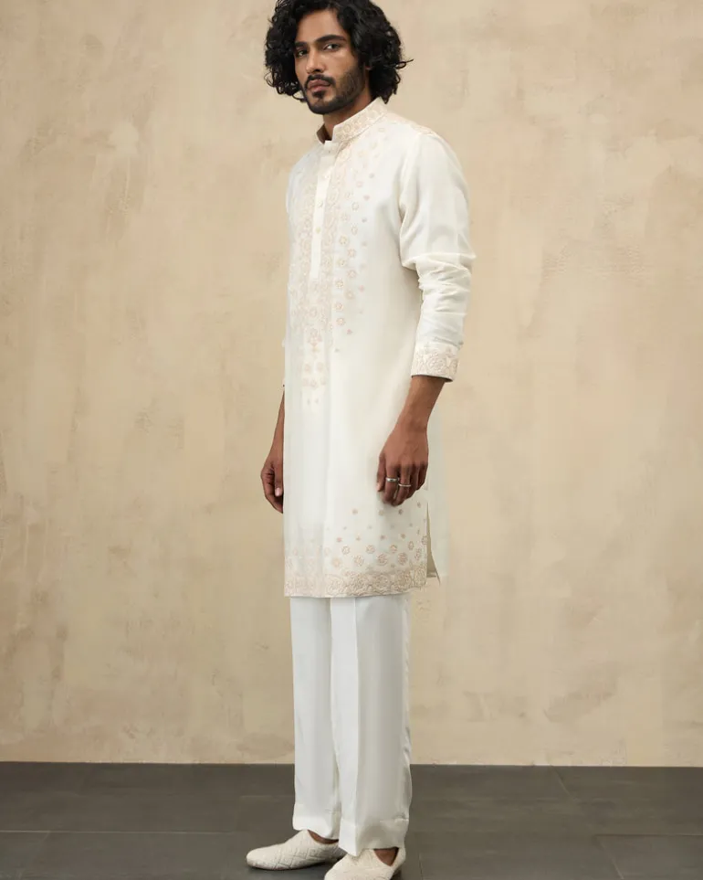 Off White Double Shaded Set